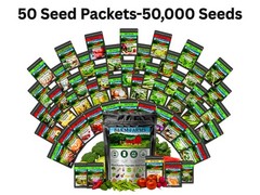 20-50 Variety Heirloom Vegetable Herb Seeds Kit 10000-50000 Bulk Garden Seed Lot