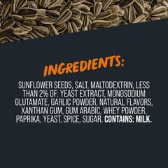 BIGS Sunflower Seeds, Sizzlin‘ Bacon Flavor, 8g Protein, 5.35 oz.