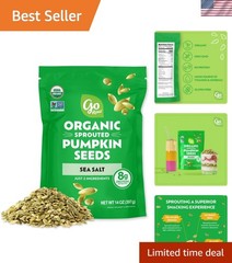 Nutrient-Rich Organic Sprouted Pumpkin Seeds, 14 Oz – Healthy Snacking Choice