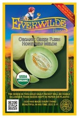 25 Organic Green Flesh Honeydew Melon Seeds – Everwilde Farms Mylar Seed Packet
