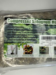 Compressed Sphagnum Moss Brick 300g Brown/Green 100% Natural Reptile Safe