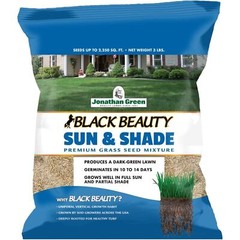 Jonathan Green (#12002) Black Beauty Sun & Shade Grass Seed, 3lb bag