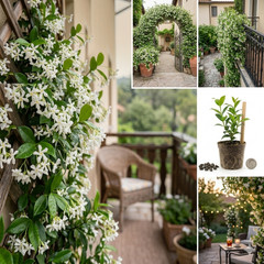 100 Star Jasmine Seeds Climbing Vine Fragrant Flower Cold Hardy Garden Planting