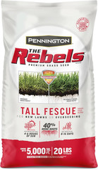 The Rebels 20 Lb. 5,000 Sq. Ft. Tall Fescue Lawn Yard Grass Seed Blend & Sizes