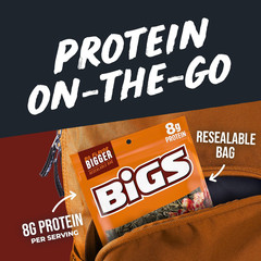 BIGS Sunflower Seeds, Sizzlin‘ Bacon Flavor, 8g Protein, 5.35 oz.