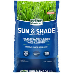 Expert Gardener Sun & Shade Southern Grass Seed Mix Sun to Partial Shade 20 lb