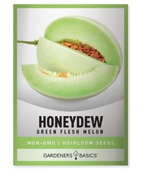 , Honeydew Seeds for Planting – Green Flesh Melon Heirloom, Non-GMO Fruit Var…