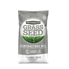 Pennington Contractors Central Zone Grass Seed Mix Sun Partial Shade 20 lb – New